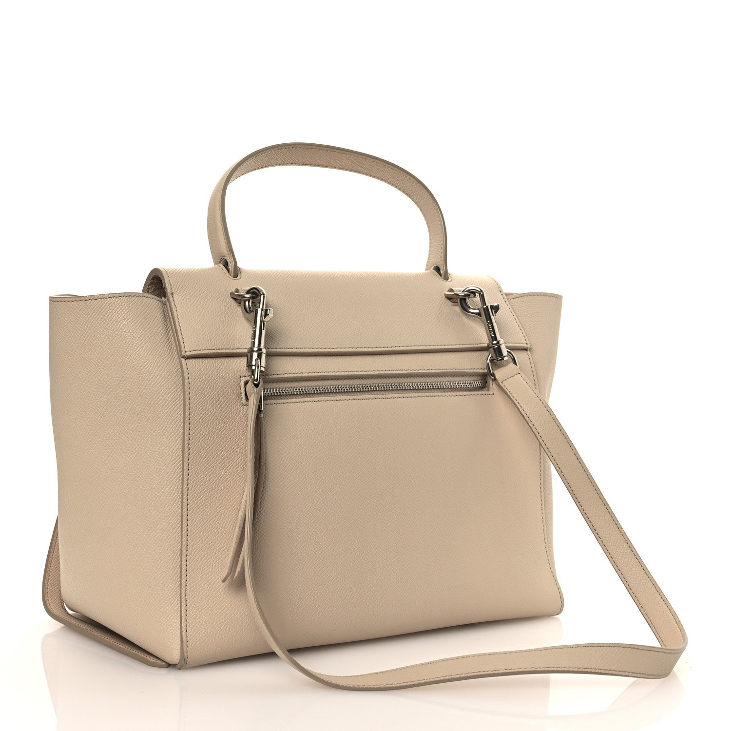 Celine Grained Calfskin Mini Belt Bag Light Taupe 3 of 17