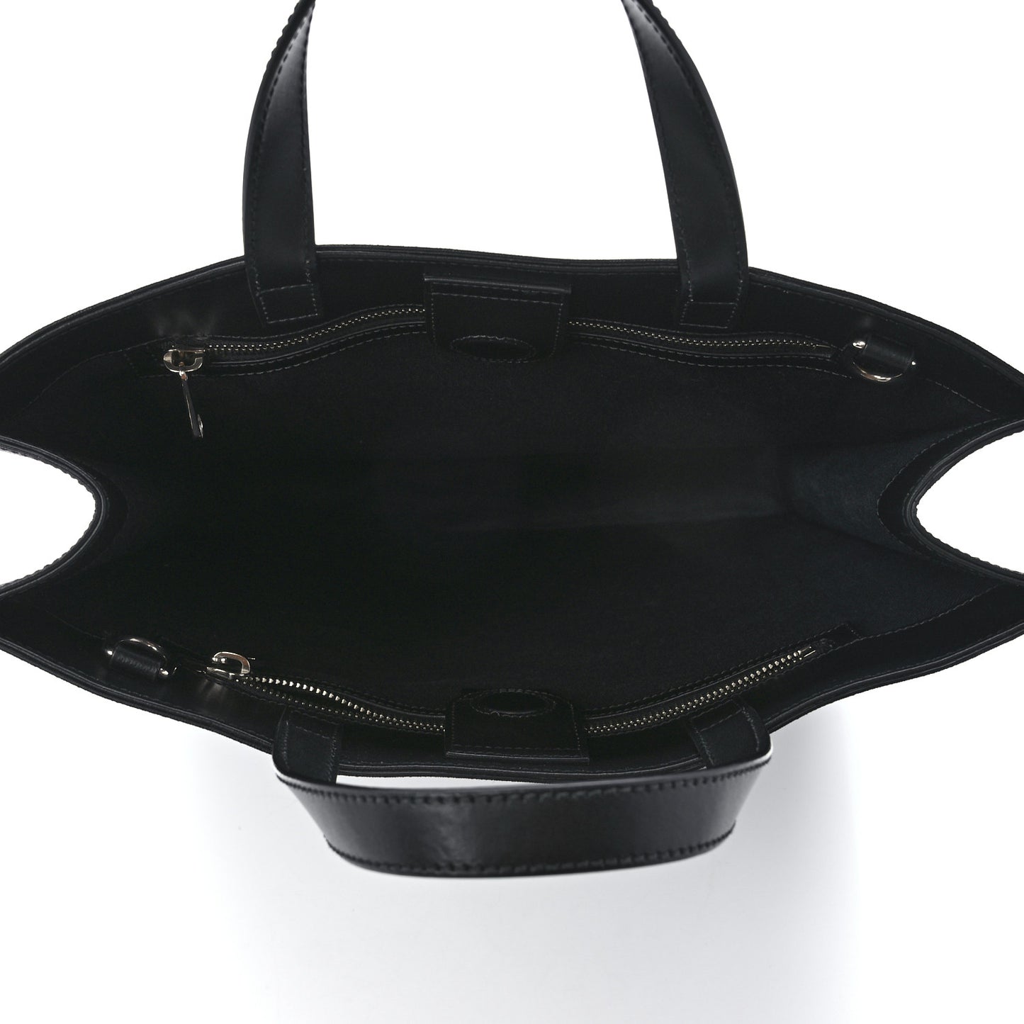 Soft GG Supreme Monogram Appia Calfskin Web Vertical Tote Black