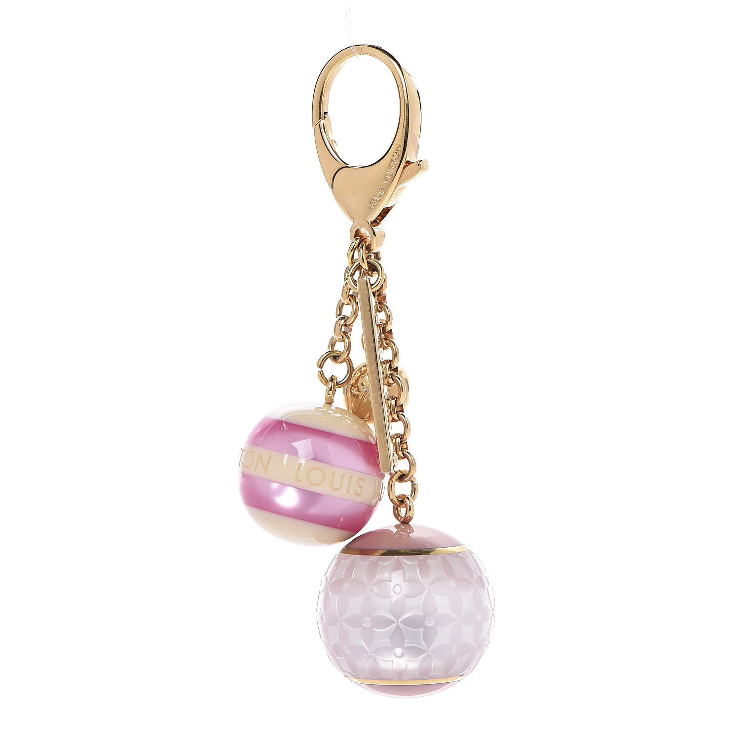 Louis Vuitton Mini Lin Bag Charm Violet 1 of 4