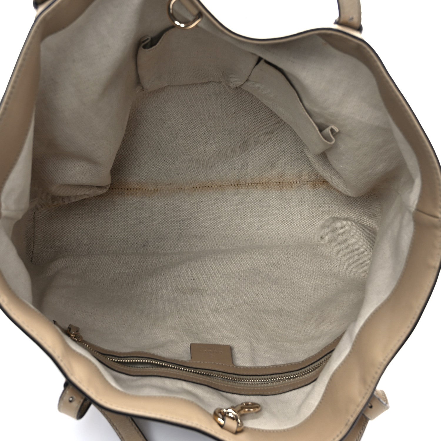 Gucci GG Supreme Monogram Medium Nice Tote Beige 4 of 11