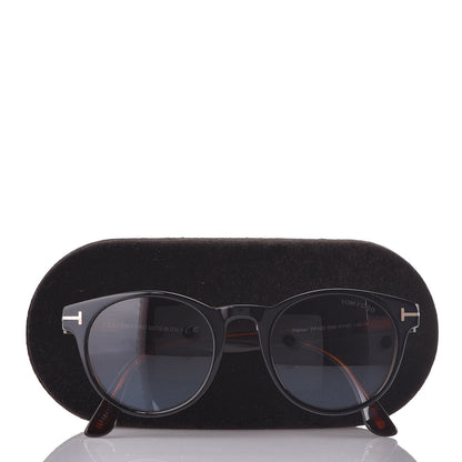 Tom Ford Palmer Round Sunglasses TF522 Tortoise Black 9 of 9