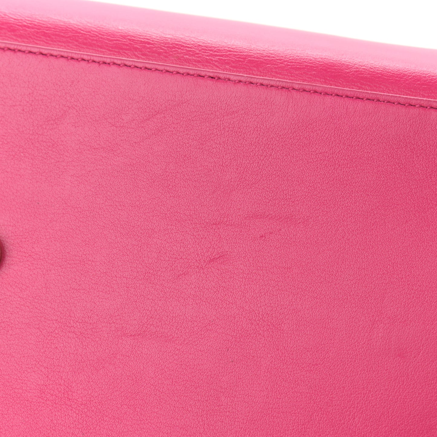 Calfskin Small Sac De Jour Lipstick Fuchsia