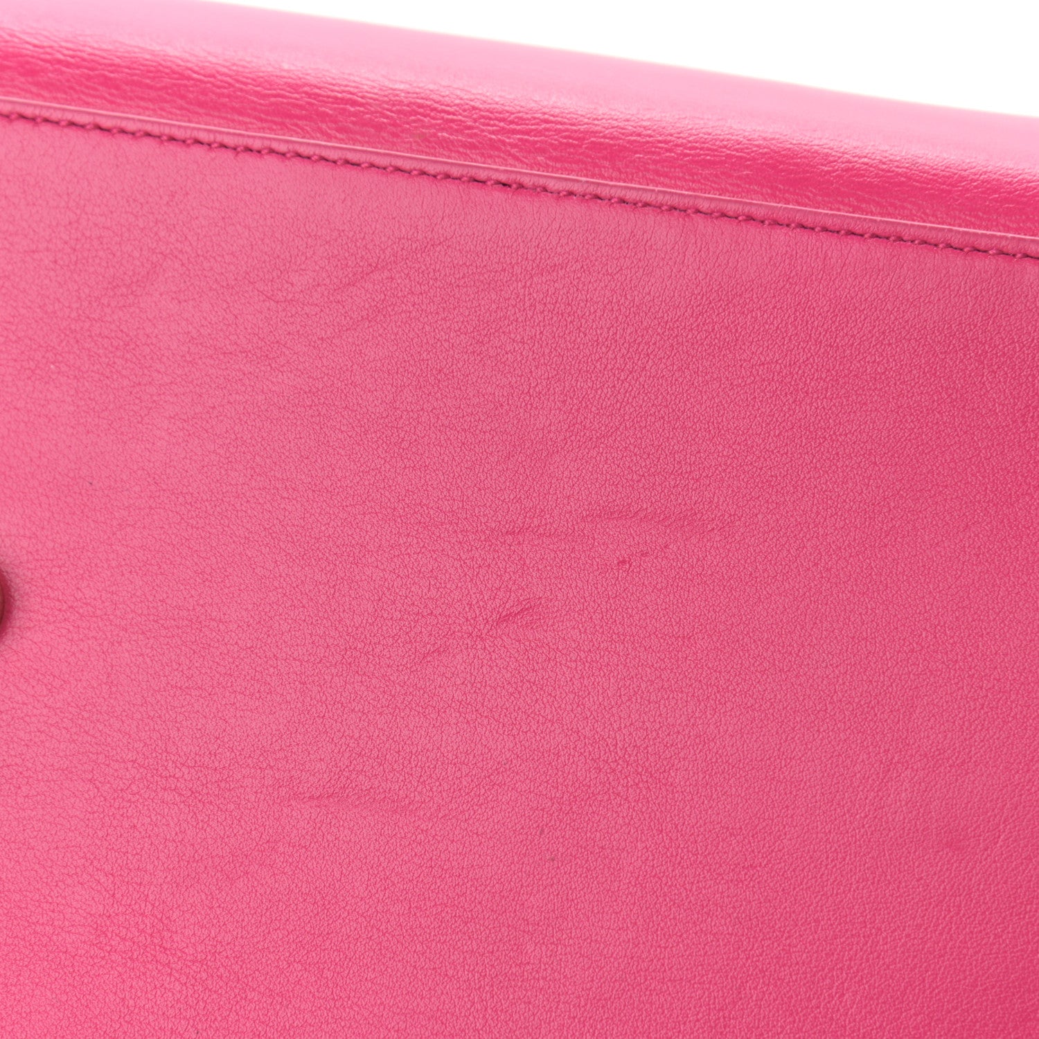 Saint Laurent Calfskin Small Sac De Jour Lipstick Fuchsia 14 of 17