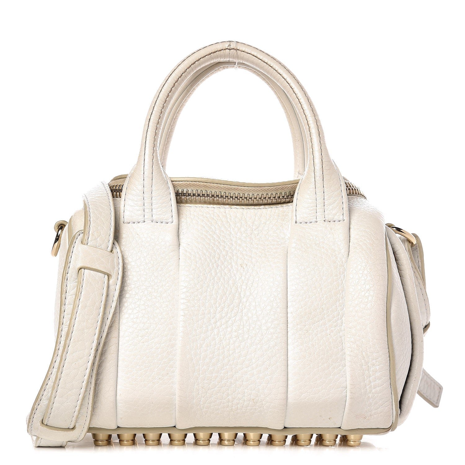 Alexander Wang Pebbled Lambskin Mini Rockie White Gold Hardware 1 of 16