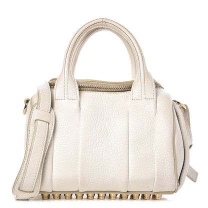 Alexander Wang Pebbled Lambskin Mini Rockie White Gold Hardware 1 of 16