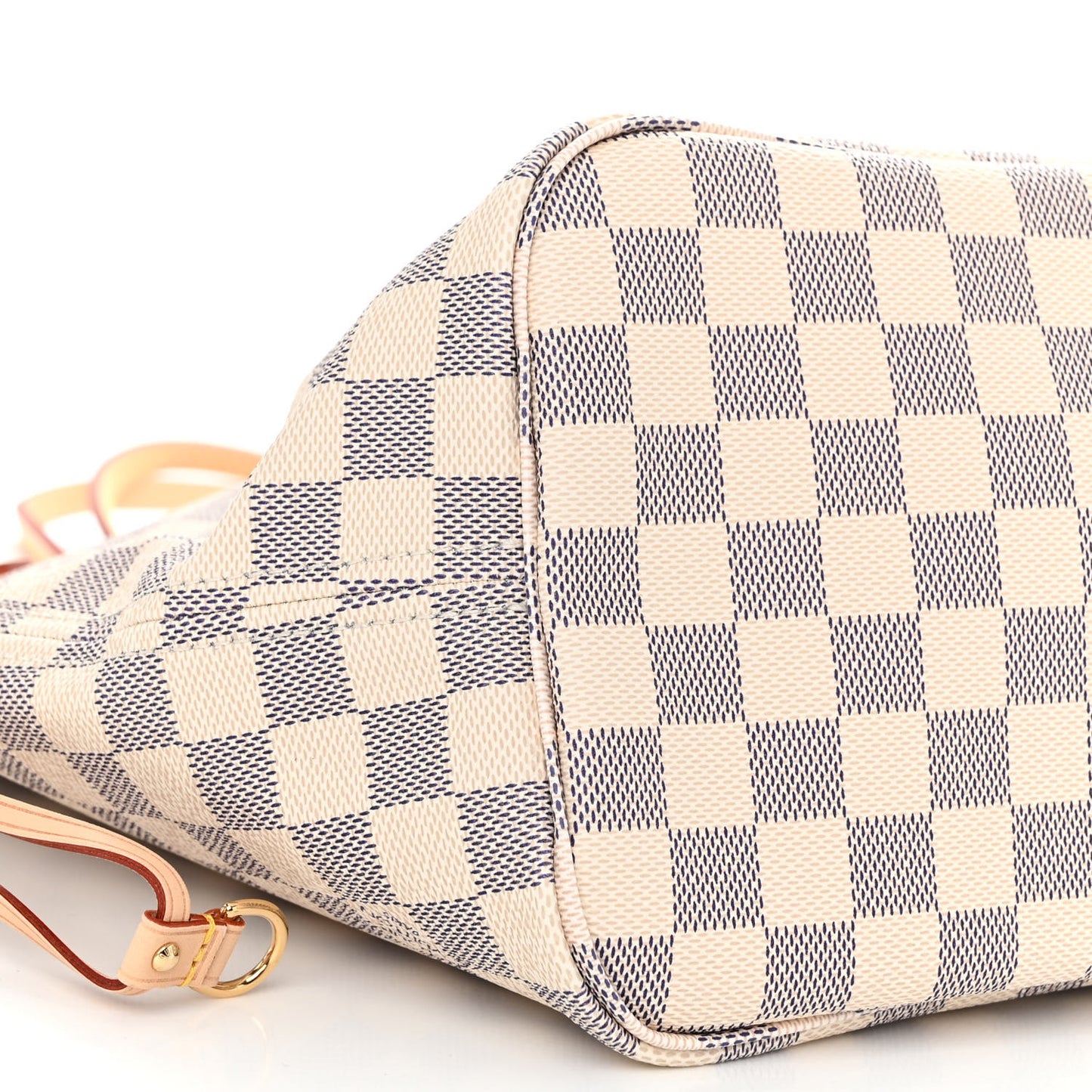 Damier Azur Neo Neverfull MM Rose Ballerine
