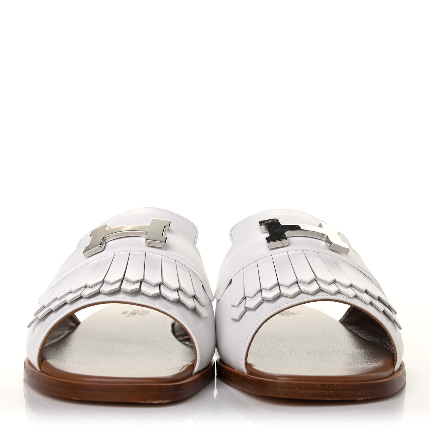 Calfskin Auteuil Sandals 36 White