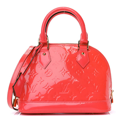 Louis Vuitton Vernis Alma BB Rose Litchi 1 of 10