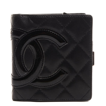 Chanel Calfskin Quilted Cambon Bi-Fold Wallet Black 1 of 7