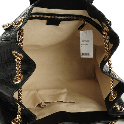 Gucci Guccissima Medium Emily Shoulder Bag Black 5 of 7