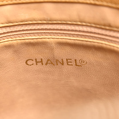 Chanel Caviar Flap Shoulder Bag Beige 6 of 12