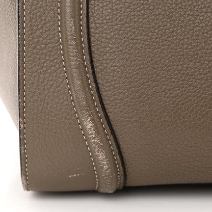 Celine Drummed Calfskin Mini Luggage Souris 17 of 27