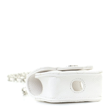Chanel Caviar Quilted Airpods Pro Case White 5 of 11