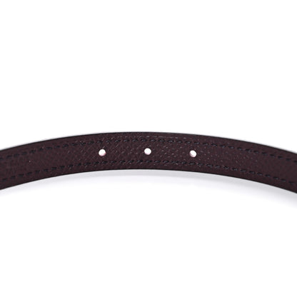 Hermes Epsom Swift 13mm Focus Belt 80 Mauve Sylvestre Rouge Sellier 4 of 5