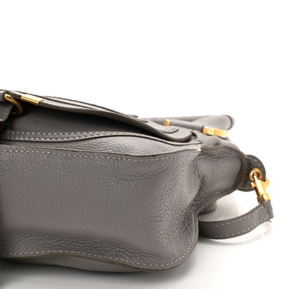 Chloe Calfskin Small Marcie Satchel Cashmere Grey 7 of 8