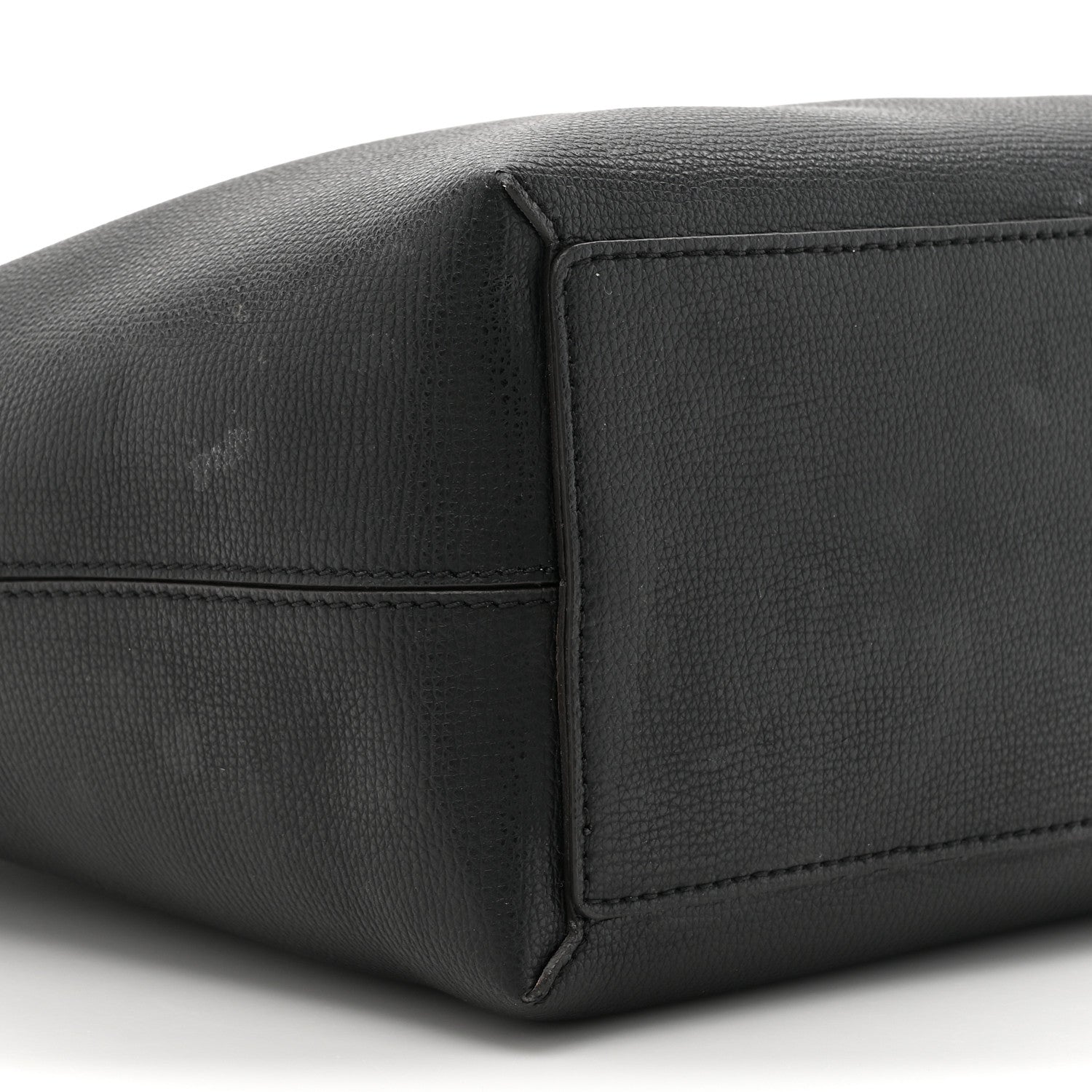 Burberry Grainy Calfskin Haymarket Check Medium Ardwell Zip Tote Black 10 of 15