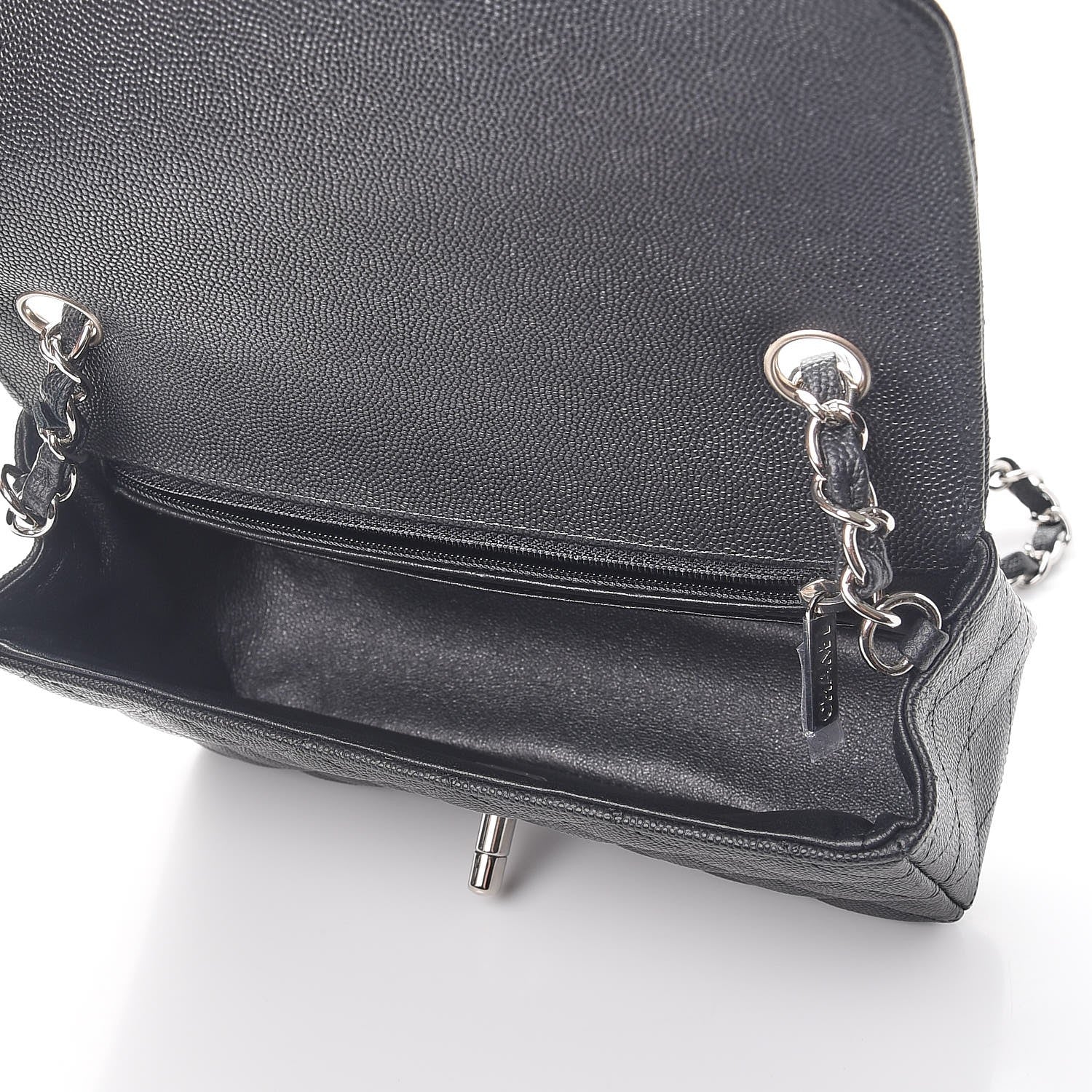 Chanel Caviar Quilted Mini Rectangular Flap Black 5 of 8