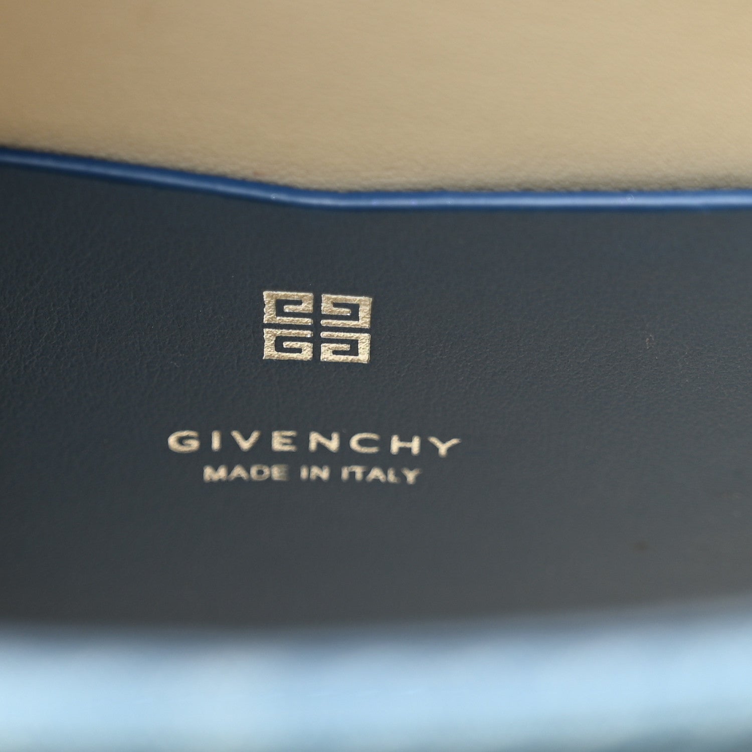 Givenchy Denim Shark Lock Bucket Bag Medium Blue 6 of 10