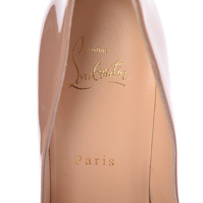 Christian Louboutin Patent Merci Allen 100 Pumps 37.5 Nude 7 of 9