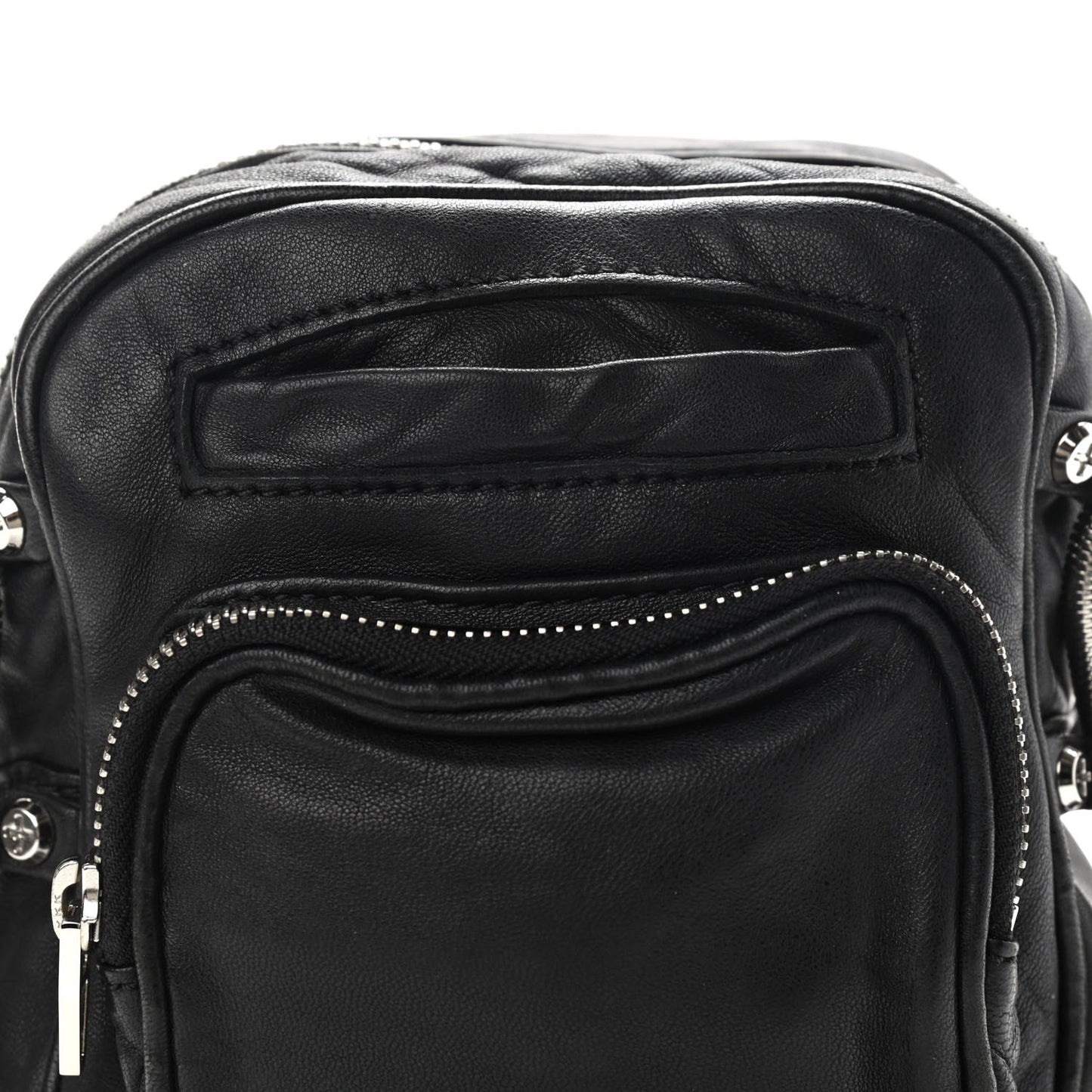 Lambskin Mini Brenda Chain Camera Bag Black