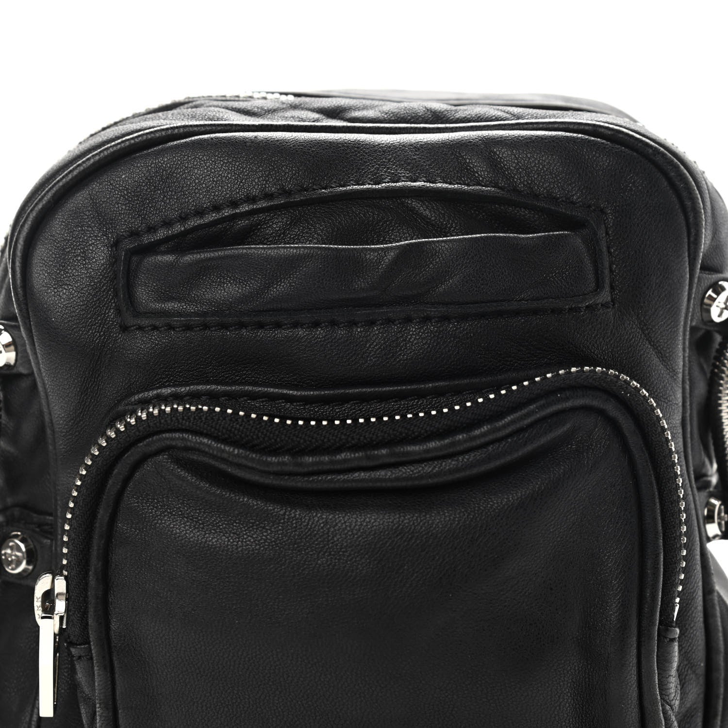 Alexander Wang Lambskin Mini Brenda Chain Camera Bag Black 7 of 9