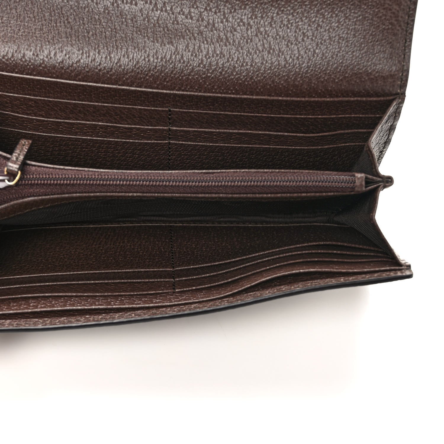 Gucci GG Supreme Monogram Web Ophidia Continental Wallet Brown 5 of 6