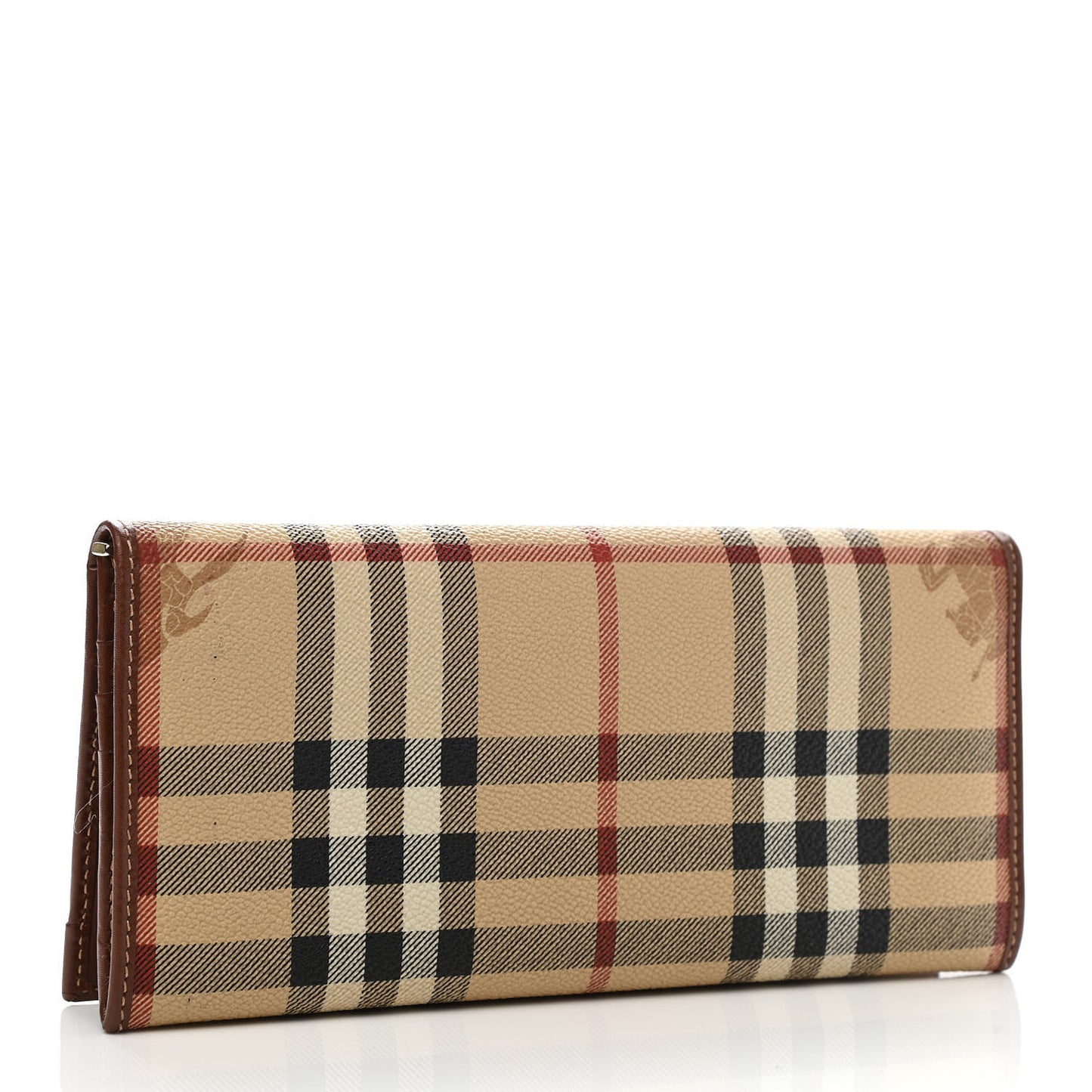 Haymarket Check Continental Wallet Brown