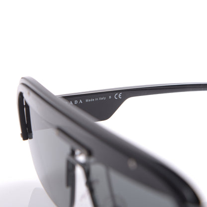 Prada Rectangular Sunglasses SPR 15U Black 6 of 6
