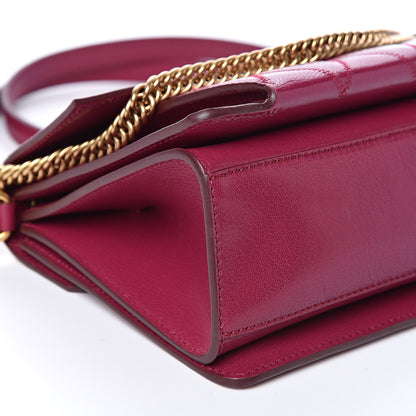 Givenchy Goatskin Small GV3 Shoulder Bag Purple 7 of 9