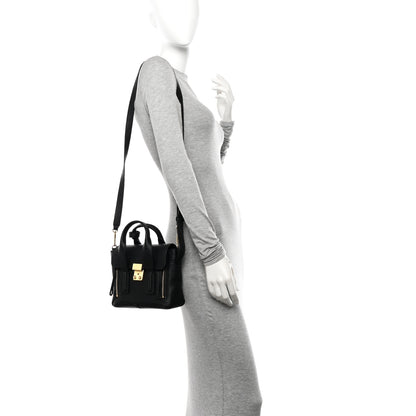 3.1 Phillip Lim Textured Calfskin Mini Pashli Satchel Black 2 of 10