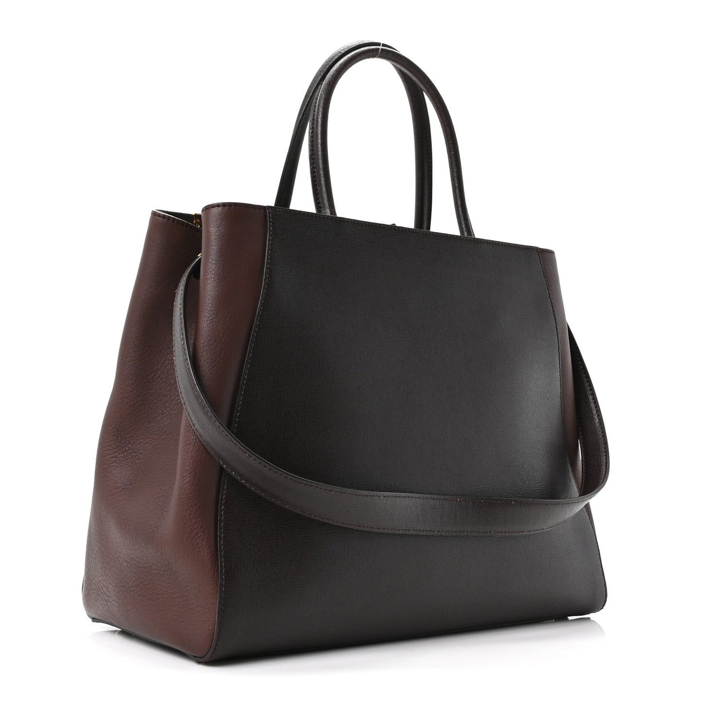 Vitello Elite Flamingo Regular 2Jours Tote Moro Marrone Nocciola