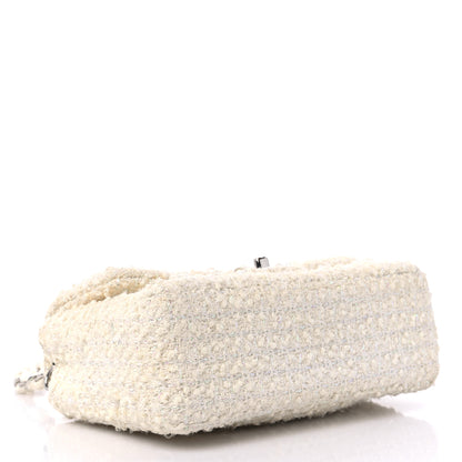 Chanel Tweed Beaded Mini Rectangular Flap White 4 of 13