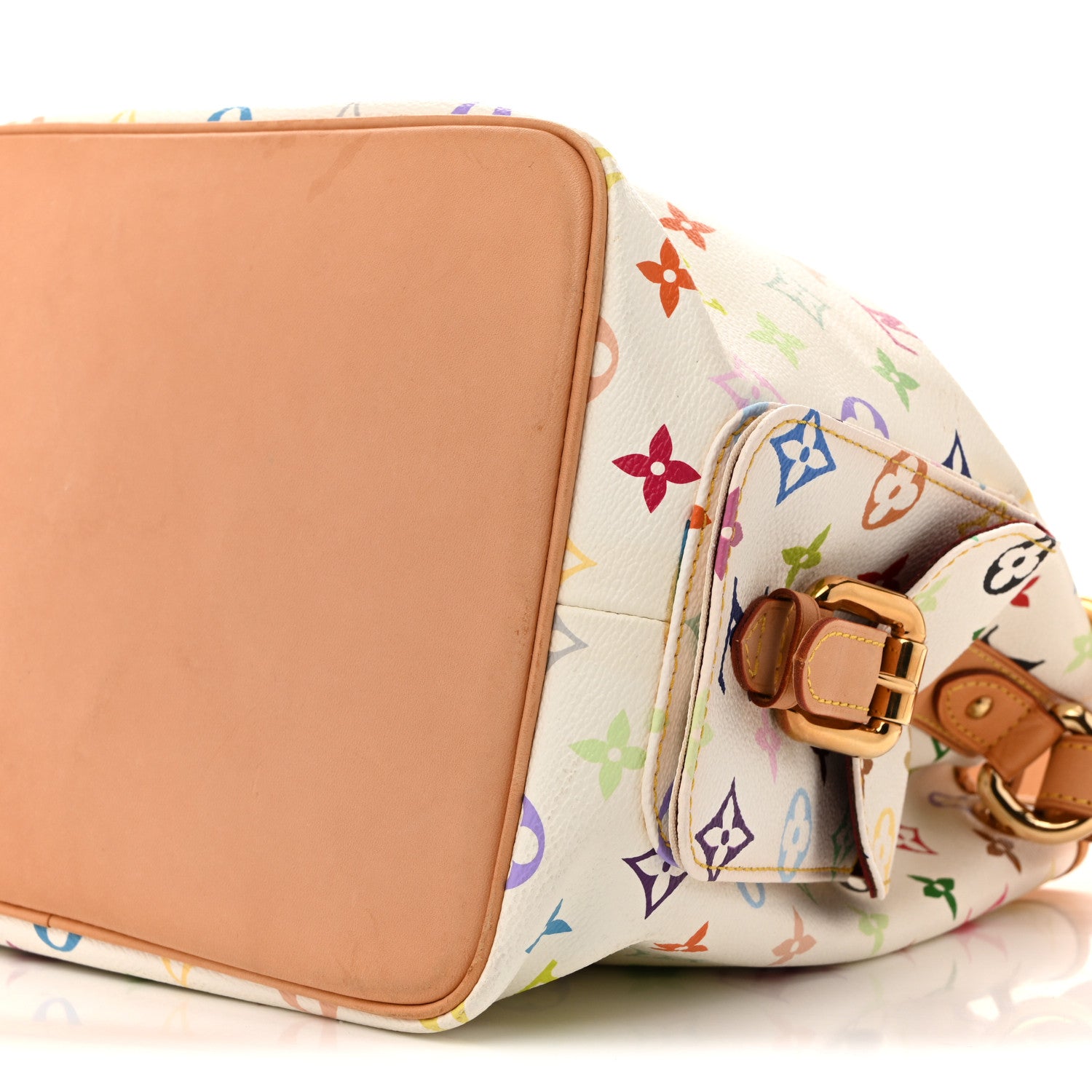 Louis Vuitton Monogram Multicolor Petit Noe White 10 of 13