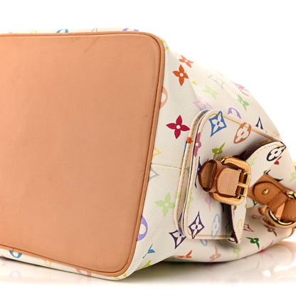 Louis Vuitton Monogram Multicolor Petit Noe White 10 of 13