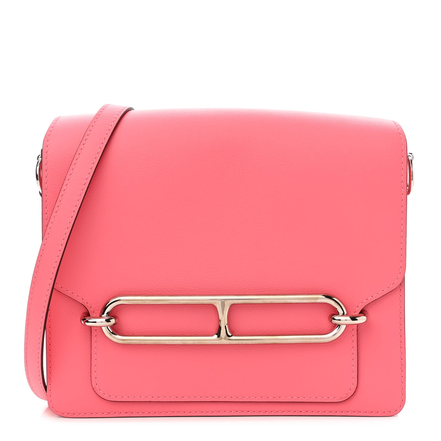 product image of HERMES Evercolor Sac Roulis 23 Rose Azalee FASHIONPHILE