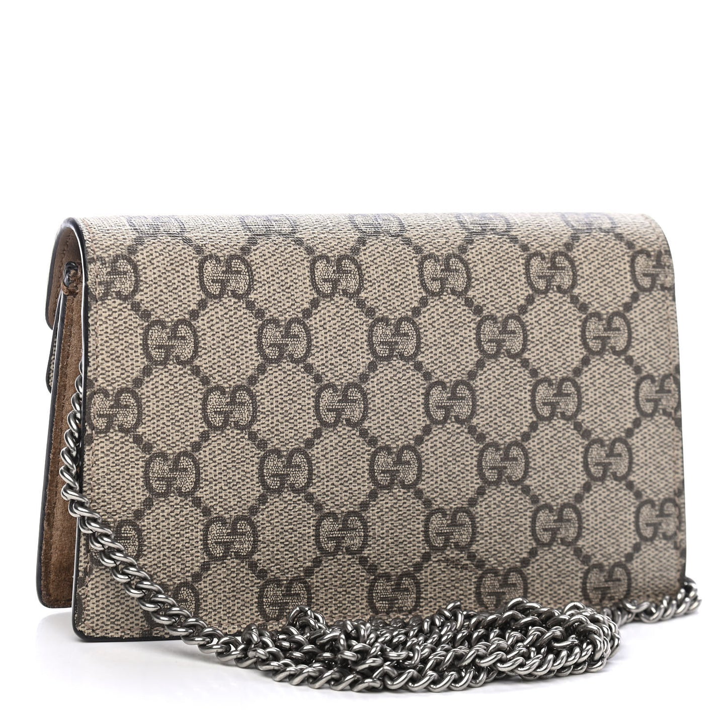 GG Supreme Monogram Super Mini Dionysus Shoulder Bag Taupe