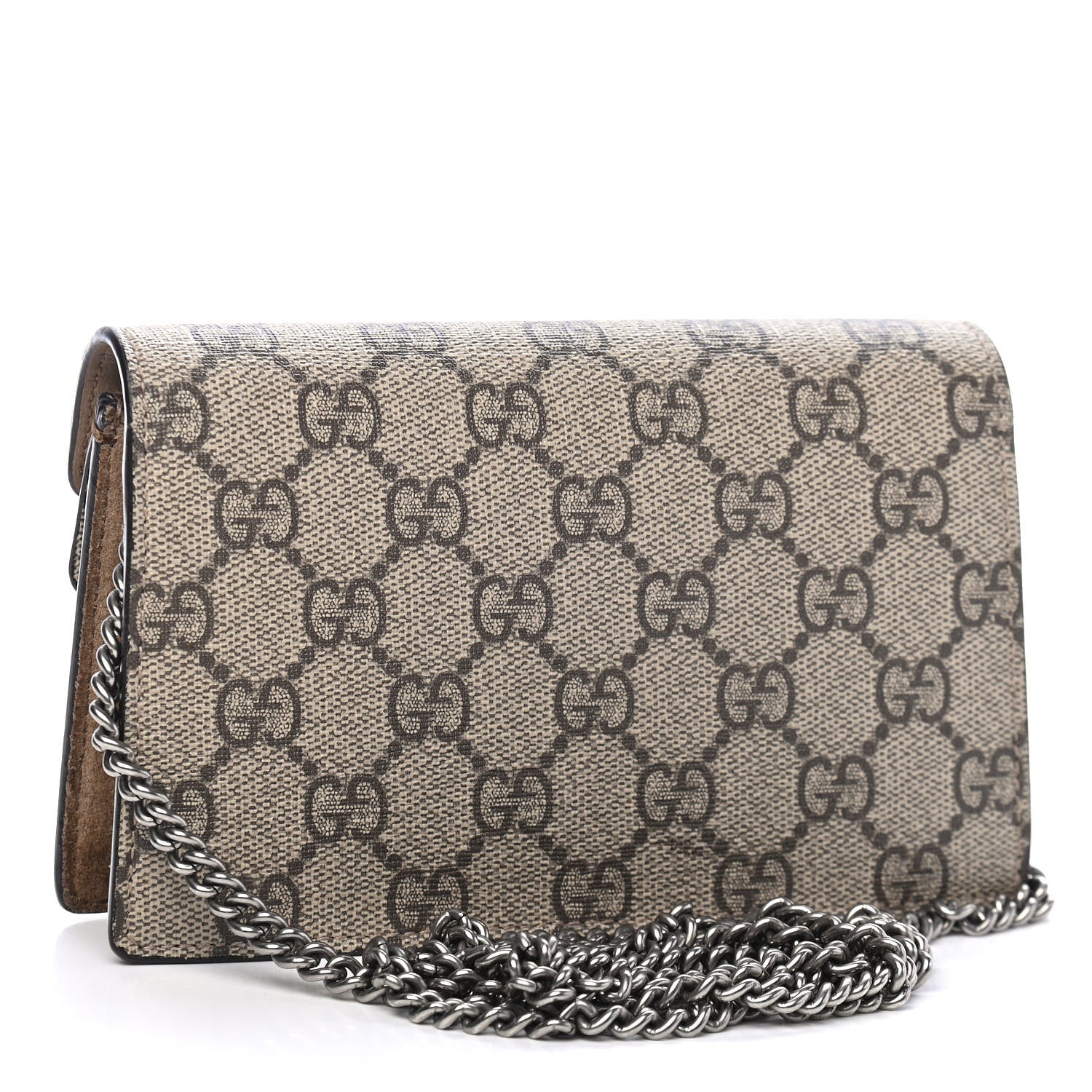 Gucci GG Supreme Monogram Super Mini Dionysus Shoulder Bag Taupe 2 of 7