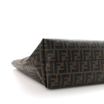Fendi Zucca Spalmati Medium Roll Tote Tobacco Moro 8 of 9