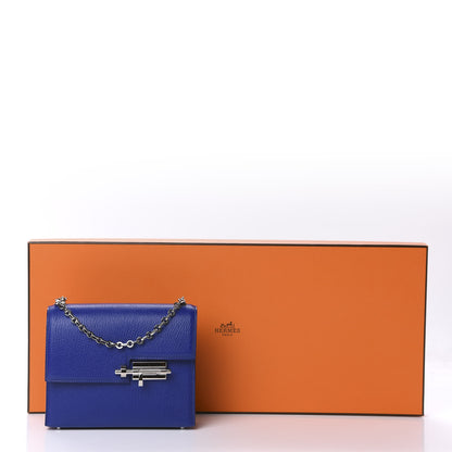 Hermes Chevre Chamkila Mini Verrou Chaine Bag Bleu Electrique 11 of 11