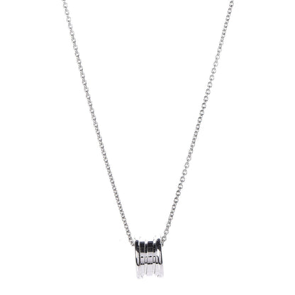 Bulgari 18K White Gold B.Zero1 Pendant Necklace 1 of 7