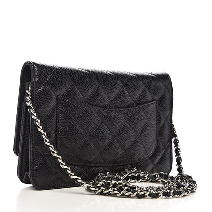 Chanel Caviar Quilted Wallet On Chain WOC Black 3 of 13