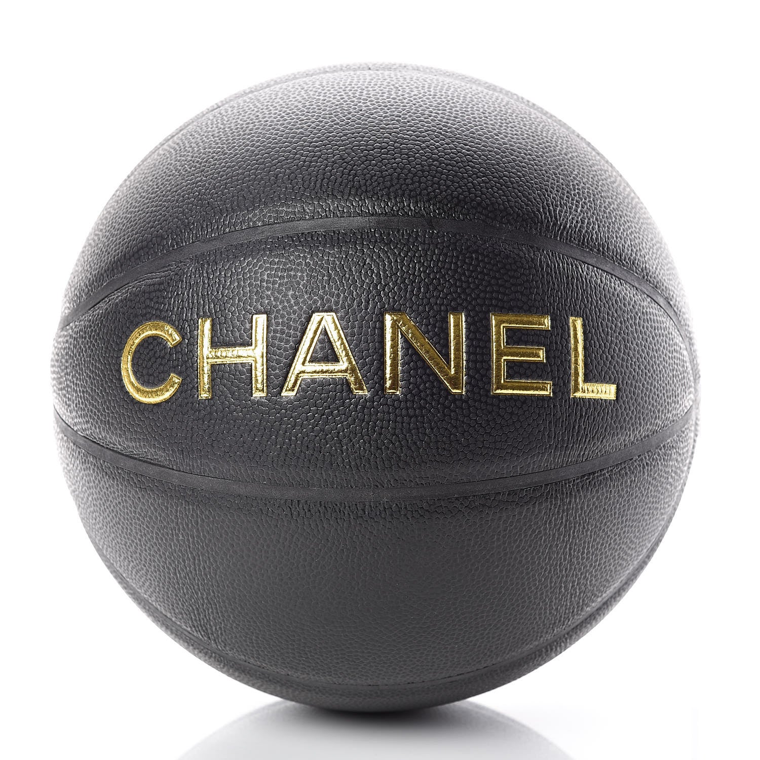 Chanel Lambskin Chain Net and Basketball Black Dark Gold 4 of 11