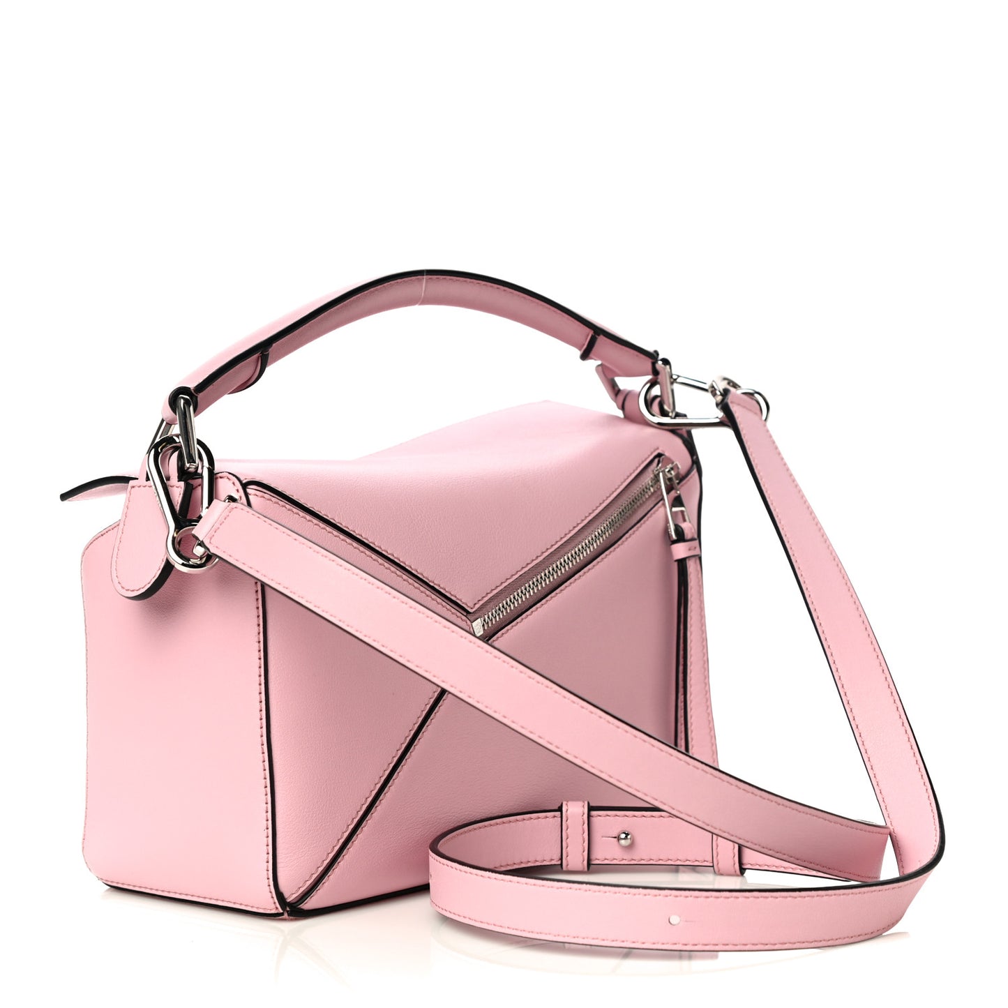 Calfskin Small Puzzle Bag Soft Pink