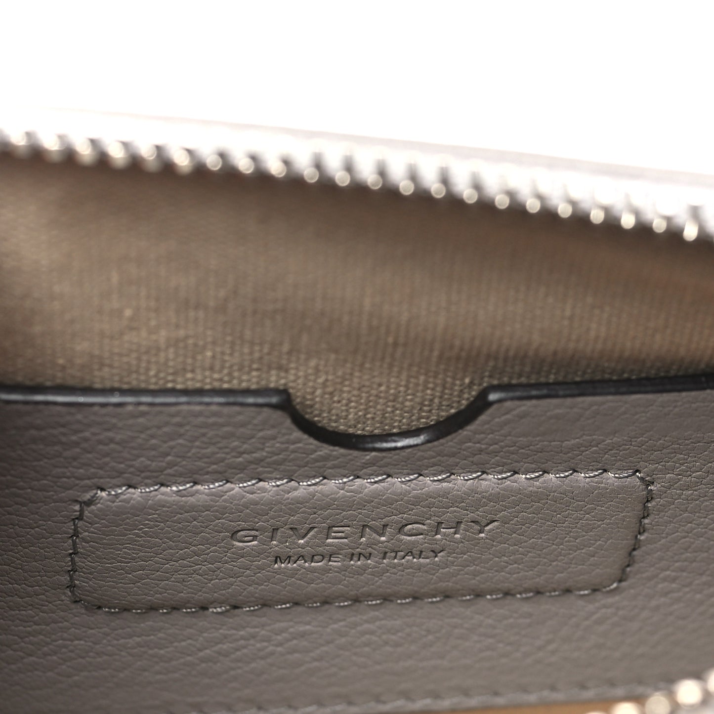 Sugar Goatskin Nano Antigona Pearl Grey