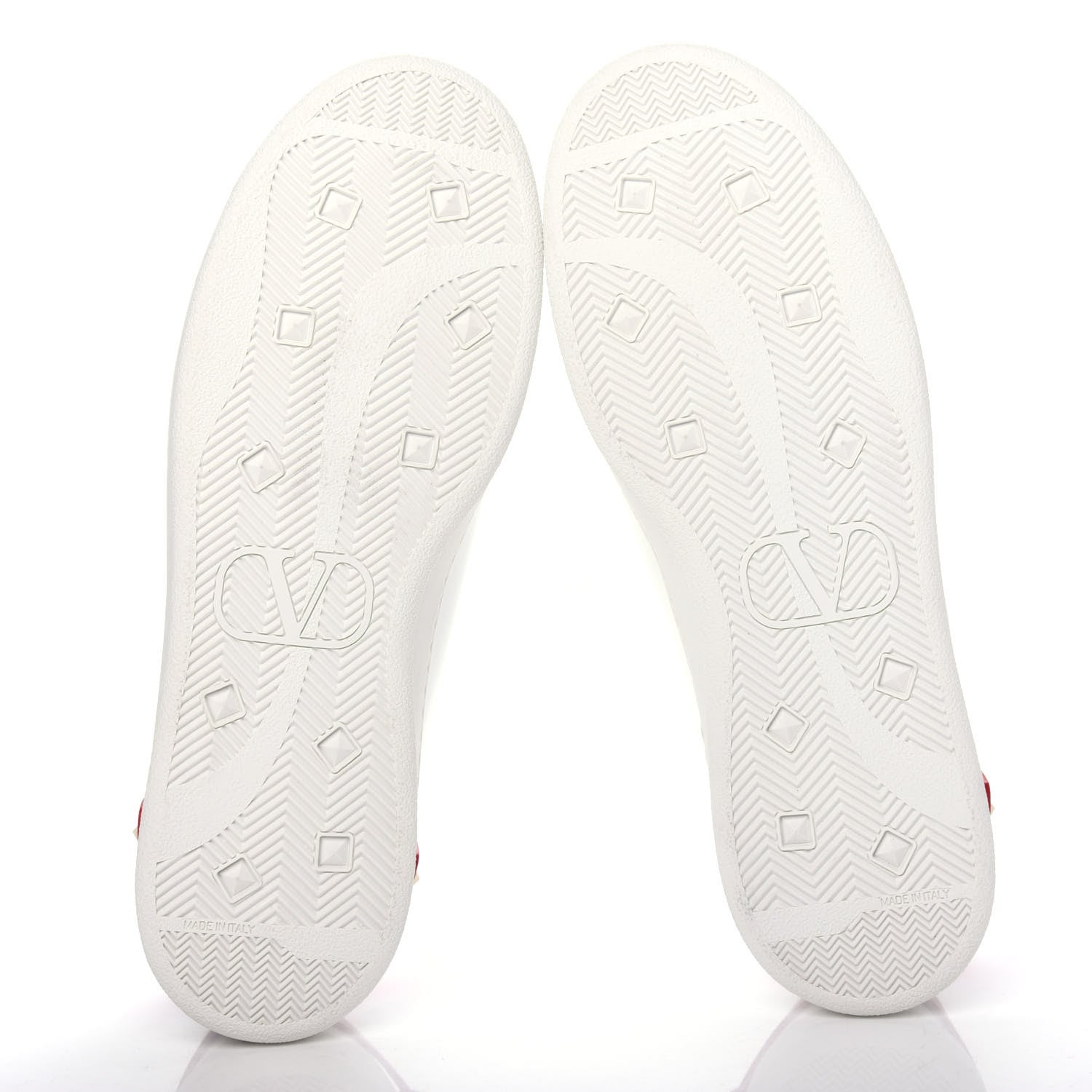 Valentino Garavani Calfskin Mens Backnet Sneakers 42 White Rosso Valentino 6 of 11
