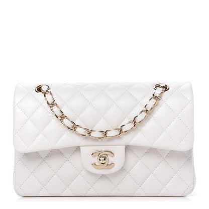 Chanel Caviar Quilted Small Double Flap White 1 of 11