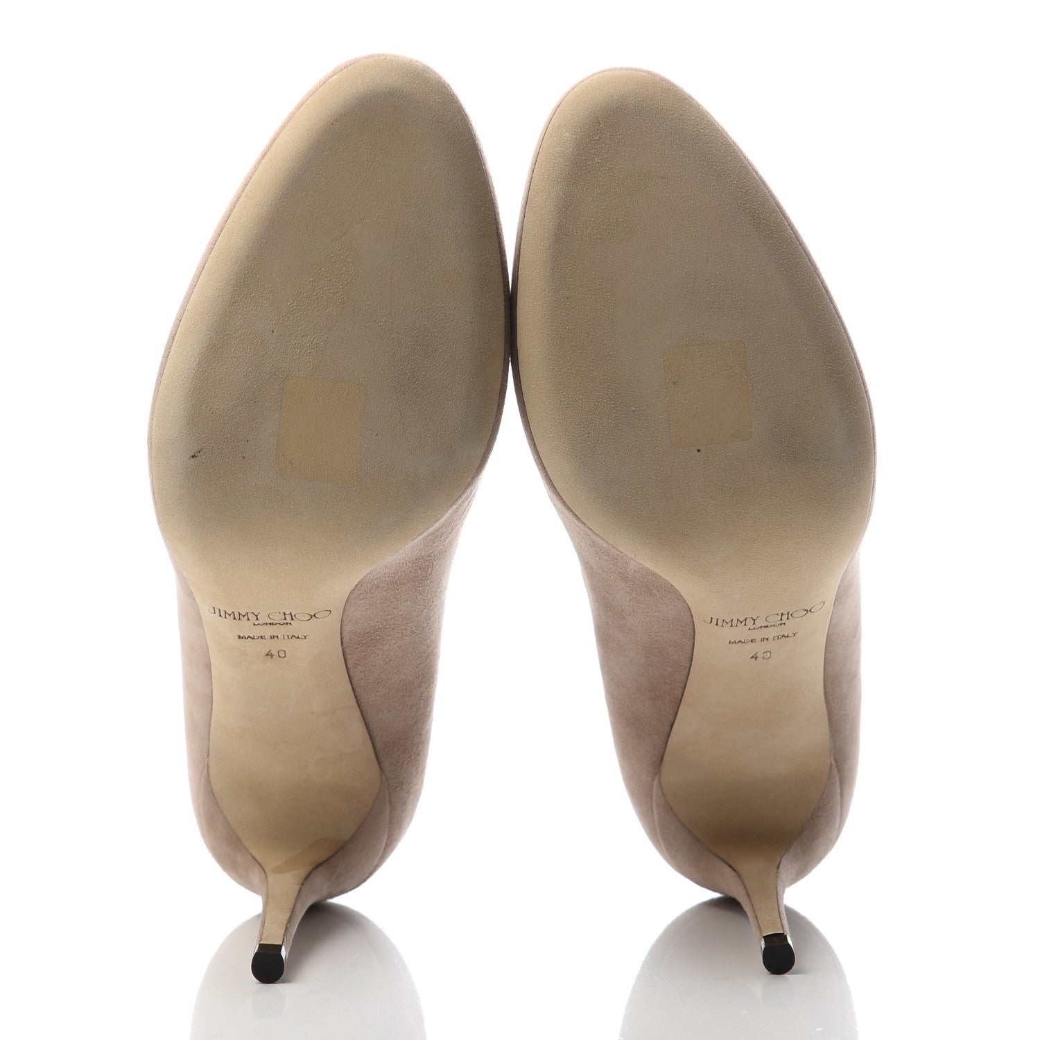 Jimmy Choo Suede Bridget 85 Pumps 40 Ballet Pink 5 of 11