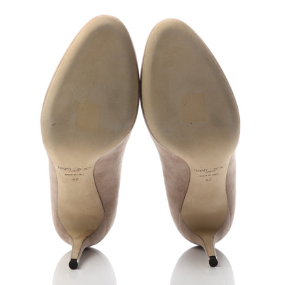 Jimmy Choo Suede Bridget 85 Pumps 40 Ballet Pink 5 of 11