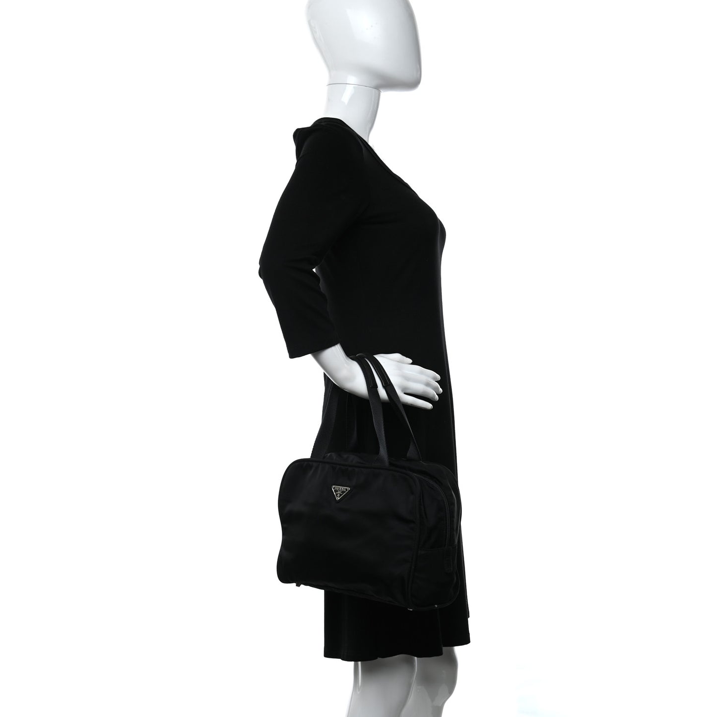 Nylon Vela Tote Black