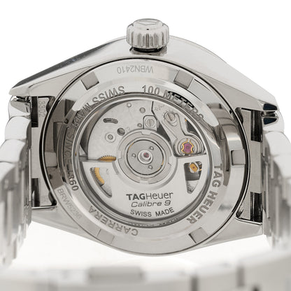 Tag Heuer Stainless Steel Mother of Pearl 29mm Carrera Lady Automatic Watch WBN2410 4 of 5